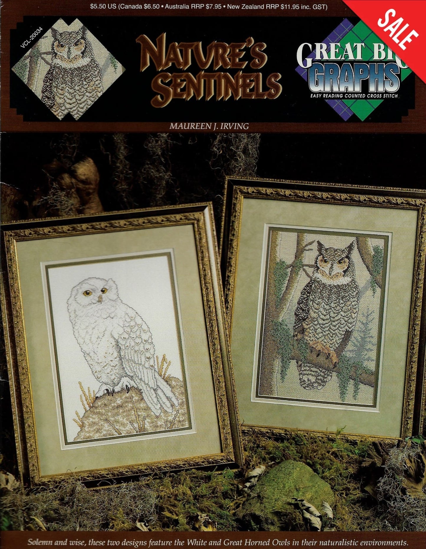 Great Big Graphics Nature's Sentinels cross stitch pattern