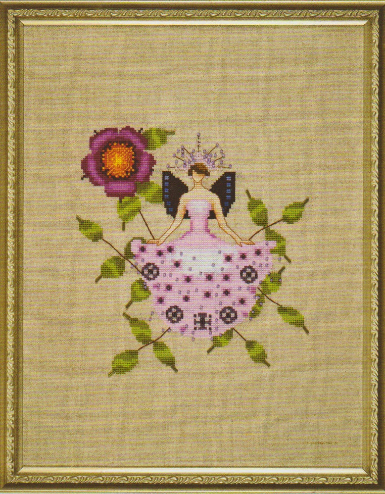 Nora Corbett Mirabilia Malmedy Rose, NC302 cross stitch pattern