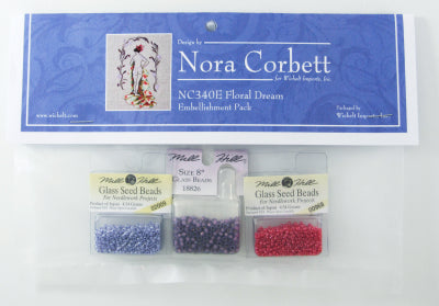Nora Corbett's Floral Dream, NC340 Embellishment Pack