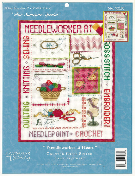 Candamar Designs Needleworker at Heart 92107 cross stitch pattern