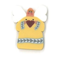 Just Another Button Company Yellow Angel NH1056 Buttons