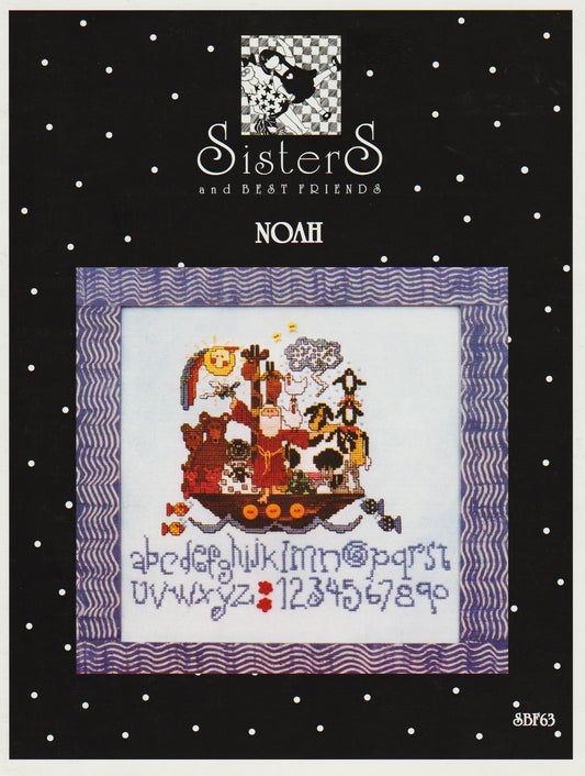 Sisters & Best Friends Noah SBF63 religious children cross stitch pattern