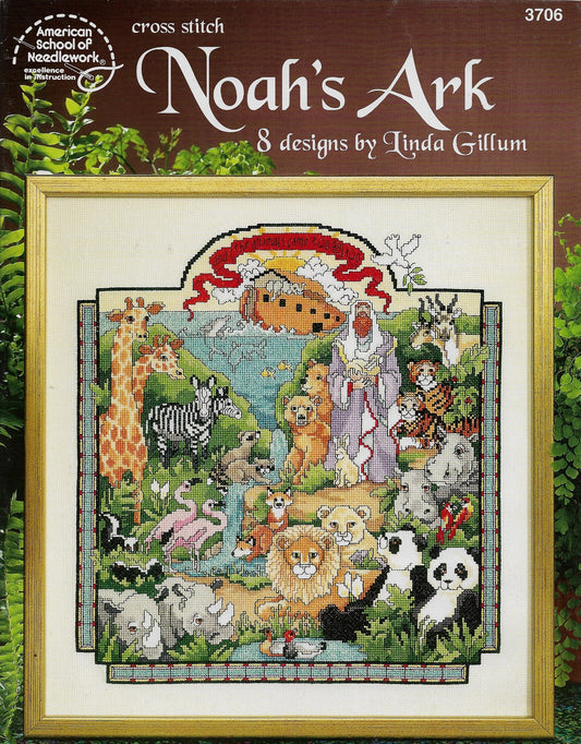 American School of Needlework Noah's Ark cross stitch pattern