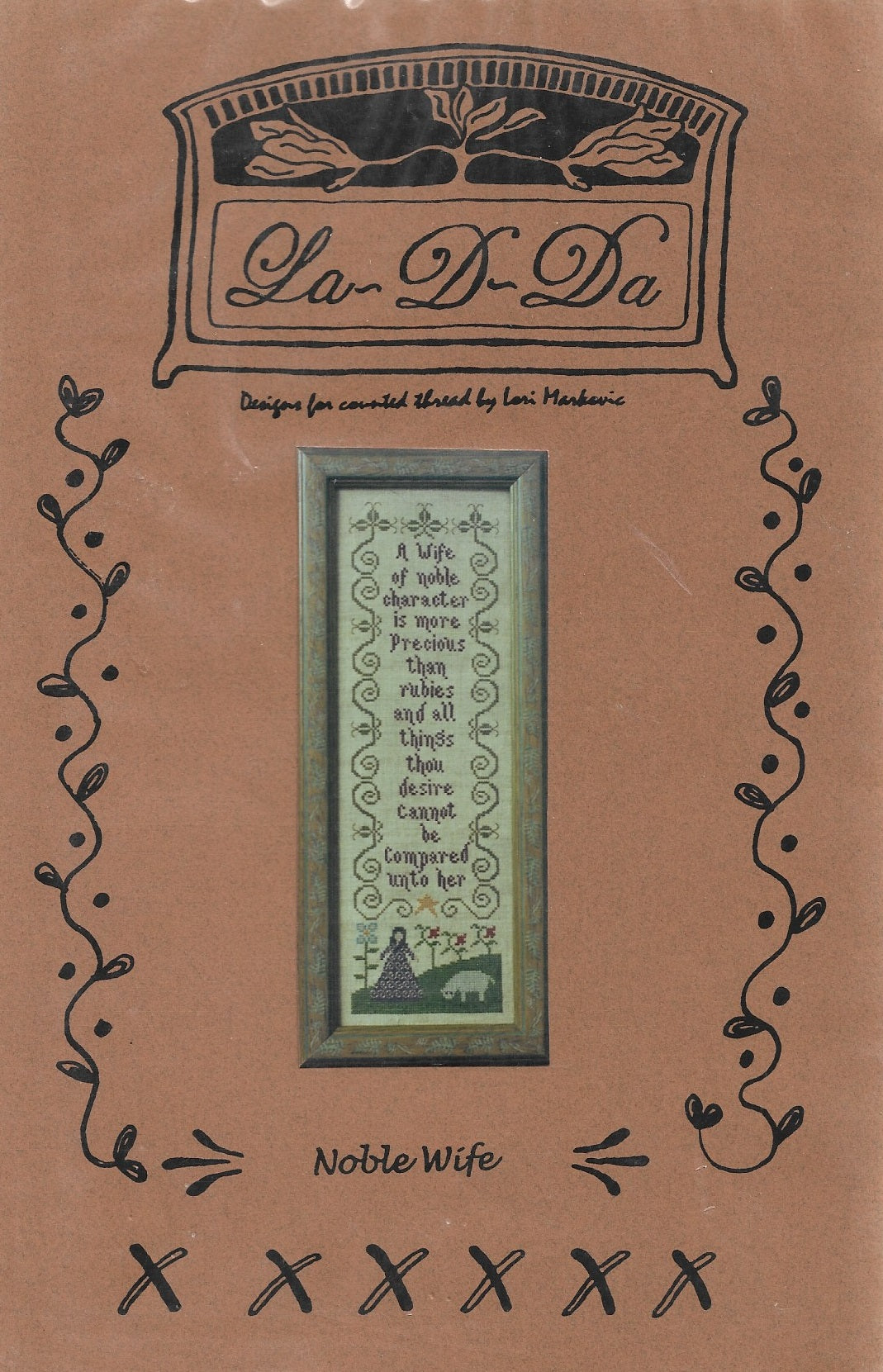 La D Da A Nobel Wife cross stitch pattern