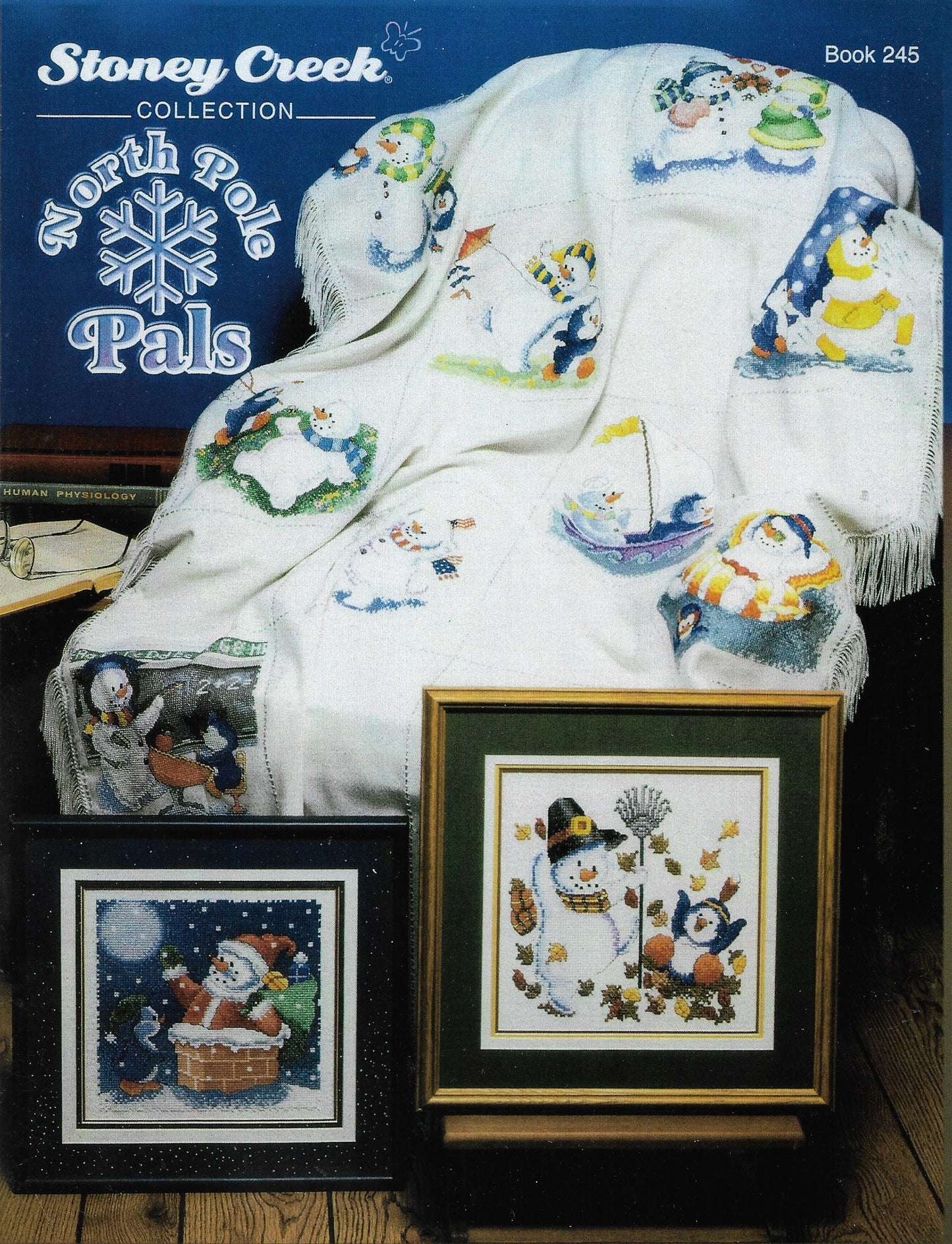 Stoney Creek North Pole Pals BK245 snowman cross stitch pattern