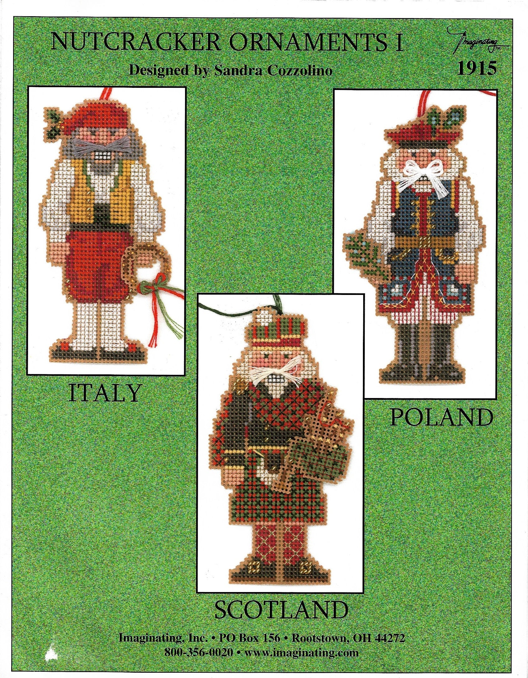 Imaginating Nutcracker Ornaments I christmas cross stitch pattern