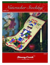 Stoney Creek Nutcracker Stocking, LFT137 cross stitch pattern