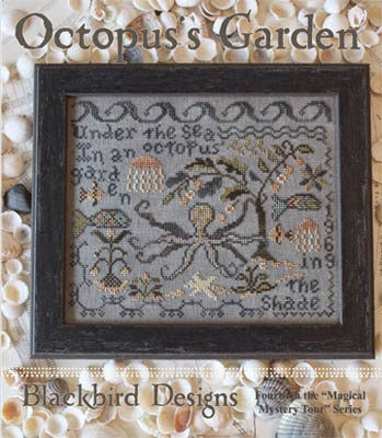 Blackbird Designs Octopus Garden Beatles Magical Mystery tour cross stitch pattern