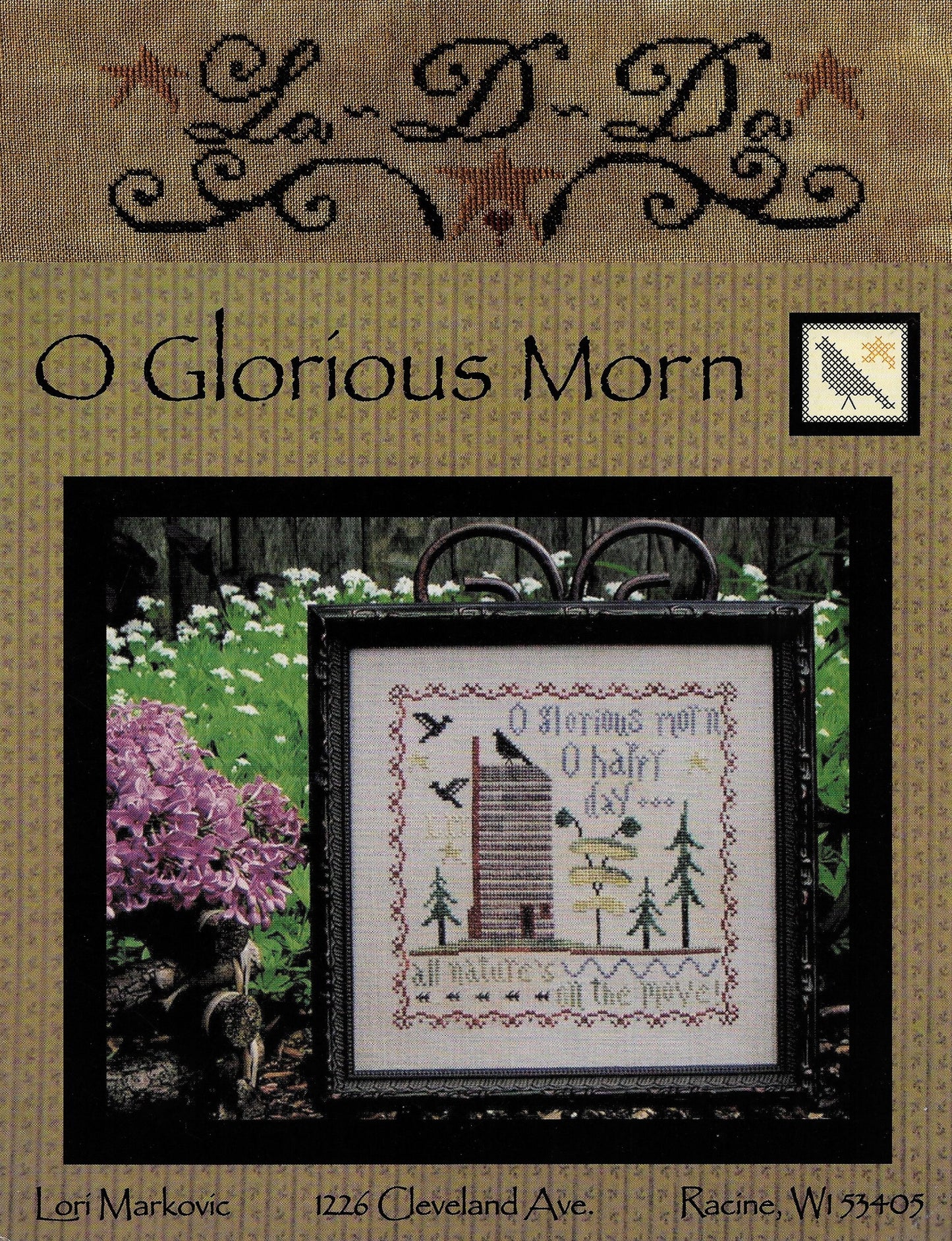 La-D-Da O Glorious Morn cross stitch pattern