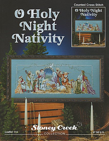 Stoney Creek O Holy Night Nativity LFT114 christmas cross stitch pattern