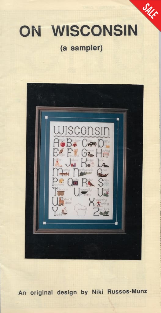 Niki Russos-Munz On Wisconsin cross stitch pattern