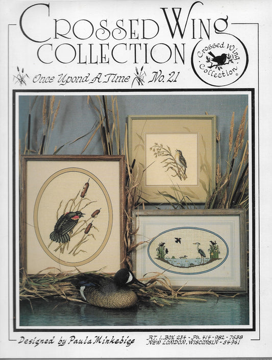 Cross Wing Collection Once Upond A Time No. 21 bird cross stitch pattern