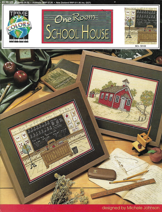 True Colors One Room School House BCL-10123 cross stitch pattern