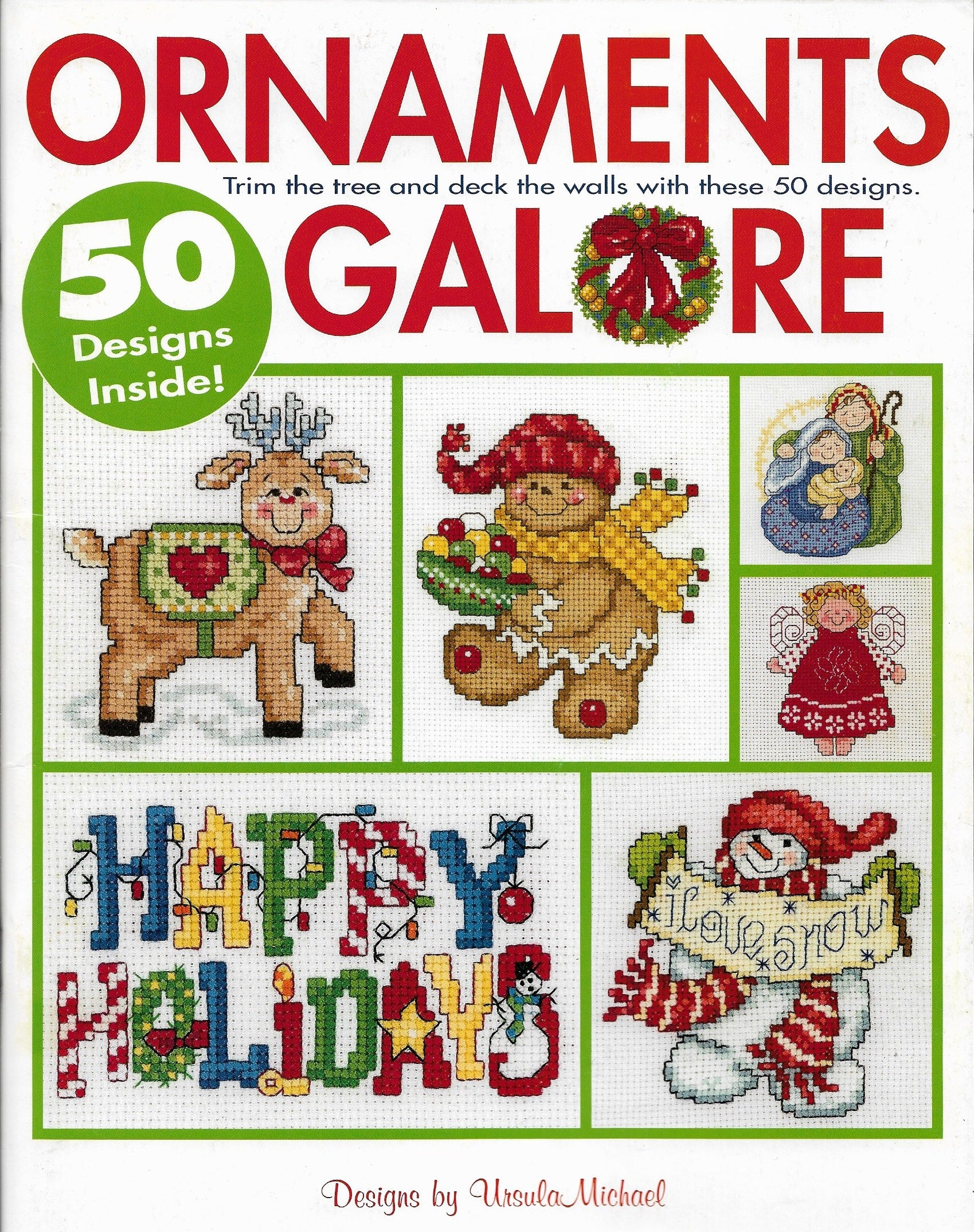 Leisure Arts Ornaments Galore Vol 2 christmas cross stitch pattern