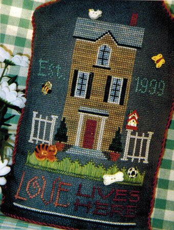 Lizzie Kate Our House LK068 cross stitch pattern