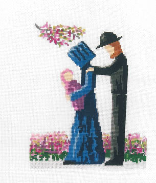 Diane Graebner Our Blessing, DGX-193 amish cross stitch pattern