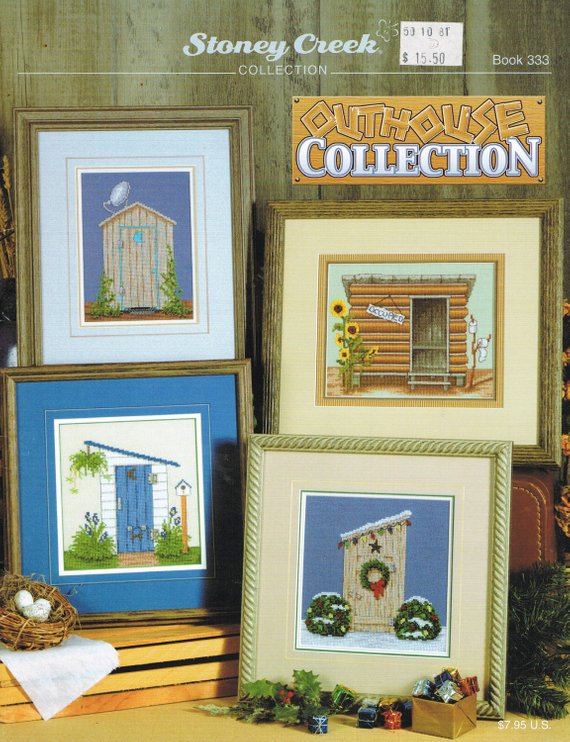 Stoney Creek Outhouse Collection BK333 cross stitch booklet