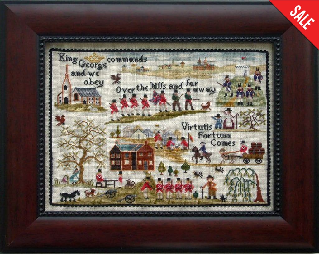 The Sampler Company Over The Hills Sampler cross stitch pattern