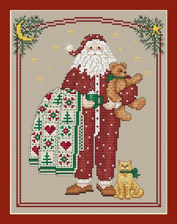 Pajama Santa L232 pattern – Sandra's Stitch Stash