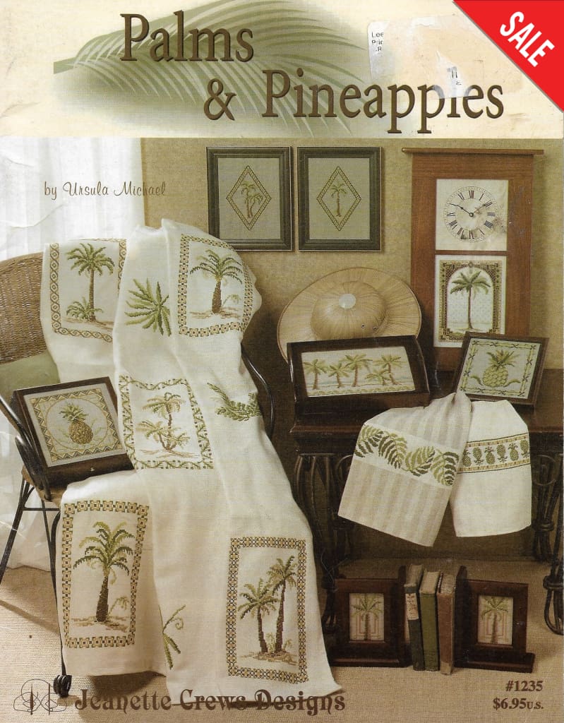Jeanette Crews Palms & Pineapples cross stitch pattern
