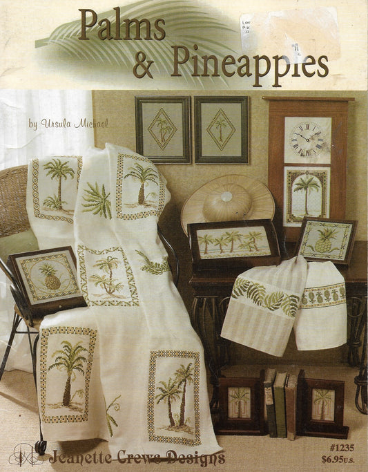Jeanette Crews Palms & Pineapples 1235 cross stitch pattern
