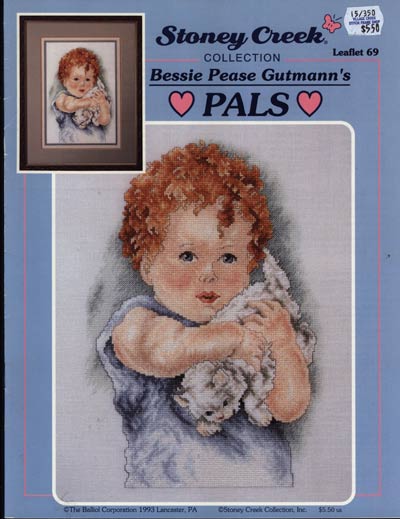 Stoney Creek Bessie Pease Gtmanns Pals LFT69 cross stitch pattern