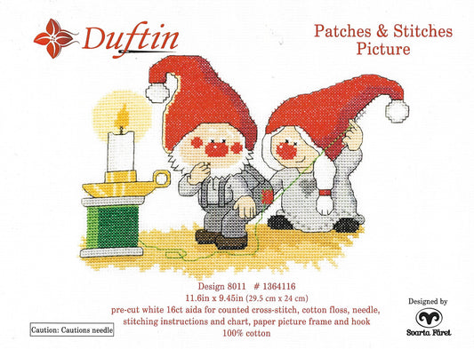 Duftin Patches & Stitches 8011 christmas cross stitch kit