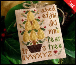 Little House Needleworks Pear Tree Ornament cross stitch pattern