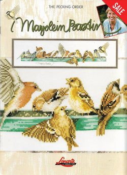 Leisure Arts Lanarte Pecking order by Marjolein Bastin 3167 bird cross stitch pattern
