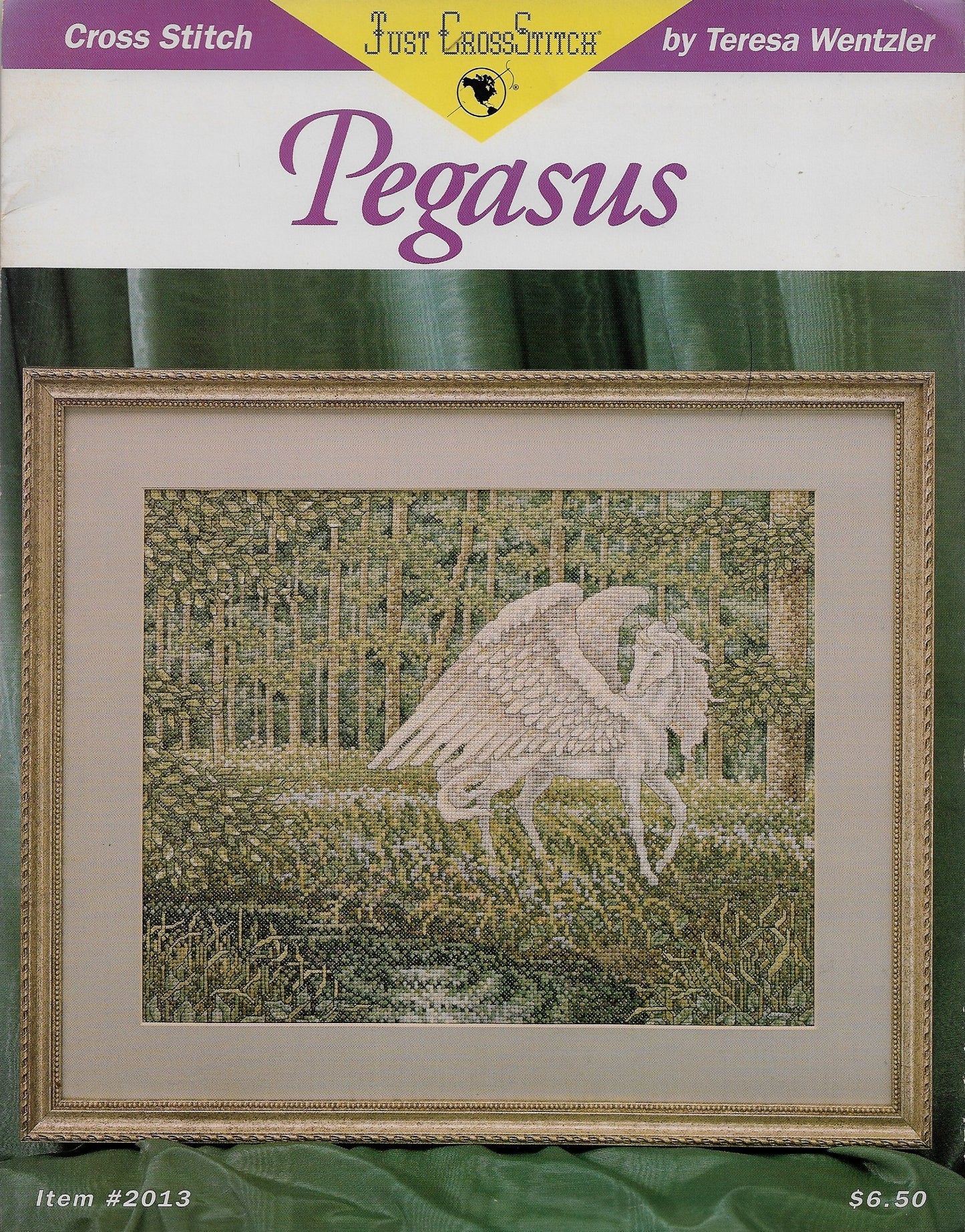 Just CrossStitch Pegasus OOP Teresa Wentzler cross stitch pattern