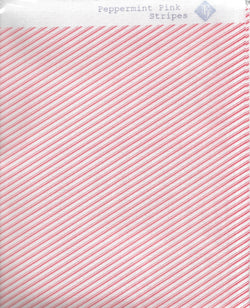 Fabric Flair Over-dyed Evenweave 28ct Peppermint Pink Stripes fabric