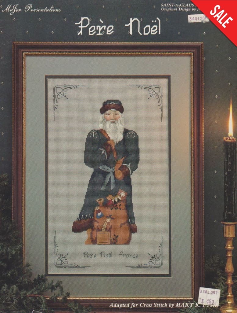 Major Productions Pere Noel cross stitch pattern