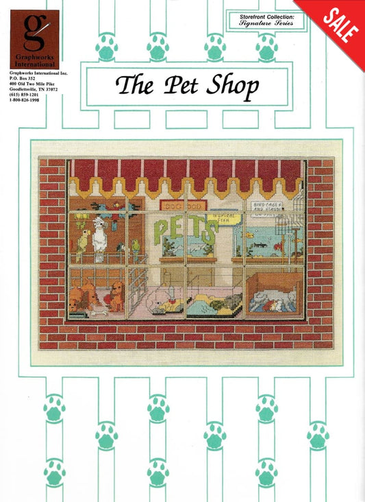 Graphworks The Pet Shop cross stitch pattern