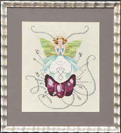 Nora Corbatt Pincushion Fairy  cross stitch kit
