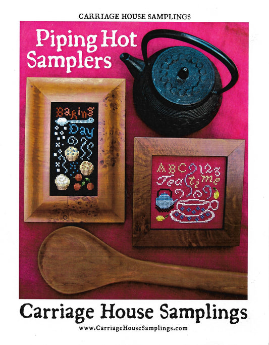 Carriage House Piping Hot Samplers Baking Tea cross stitch pattern