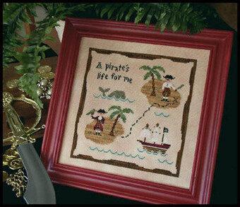 Country Cottage Needleworks Kids A Pirate's Life for Me cross stitch pattern