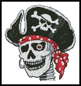 Pirate Skeleton pattern