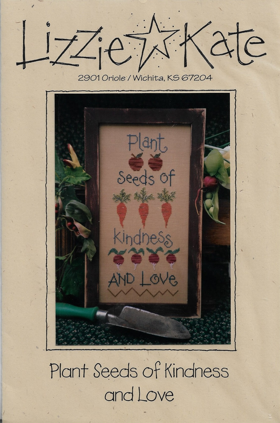 Lizzie Kate Plant Seeds of Kindness and Love LK032 cross stitch pattern