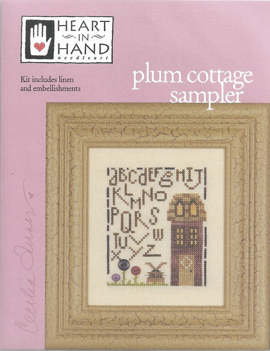 Heart in Hand Plum Cottage Sampler cross stitch pattern