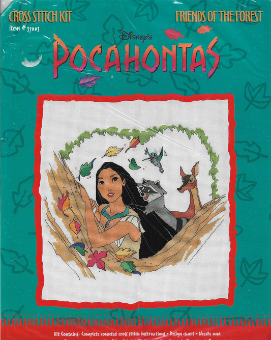 Just Cross Stitch Friends of the Forest Pocahontas cross stitch kit
