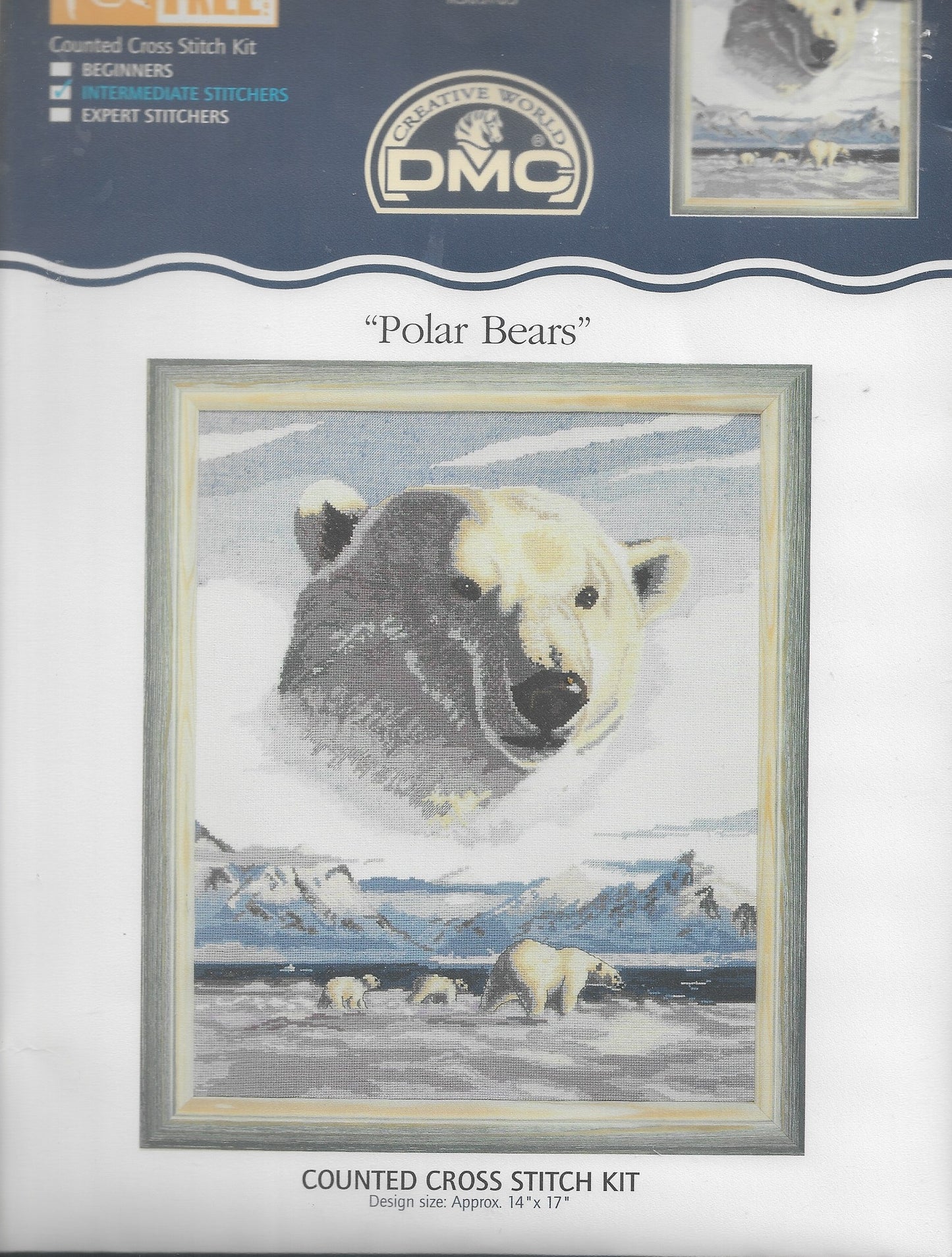 DMC Polar Bears cross stitch kit