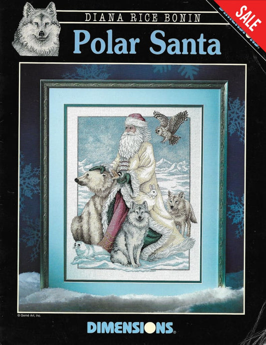 Dimensions Polar Santa 299 christmas cross stitch pattern