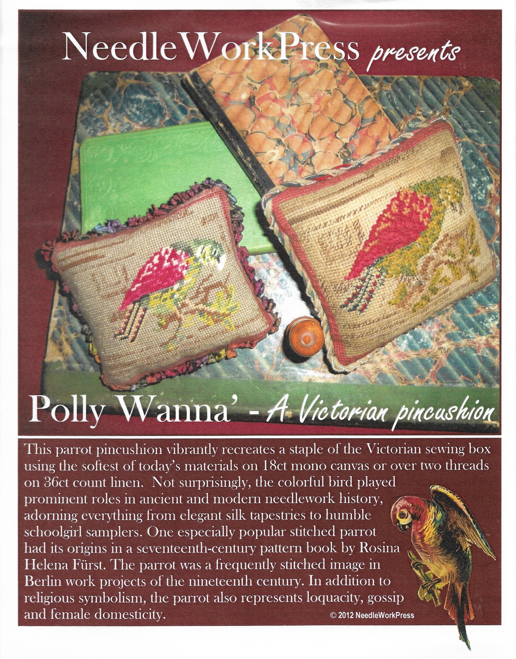 Needlework Press Polly Wanna cross stitch pattern