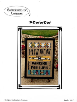 Something in Common PowWow dancing for life native american cross stitch pattern