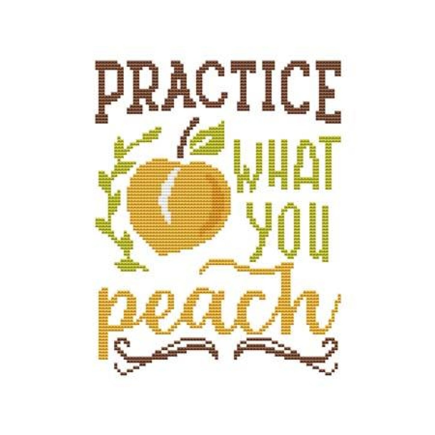 Practice What You Peach Pattern Pattern