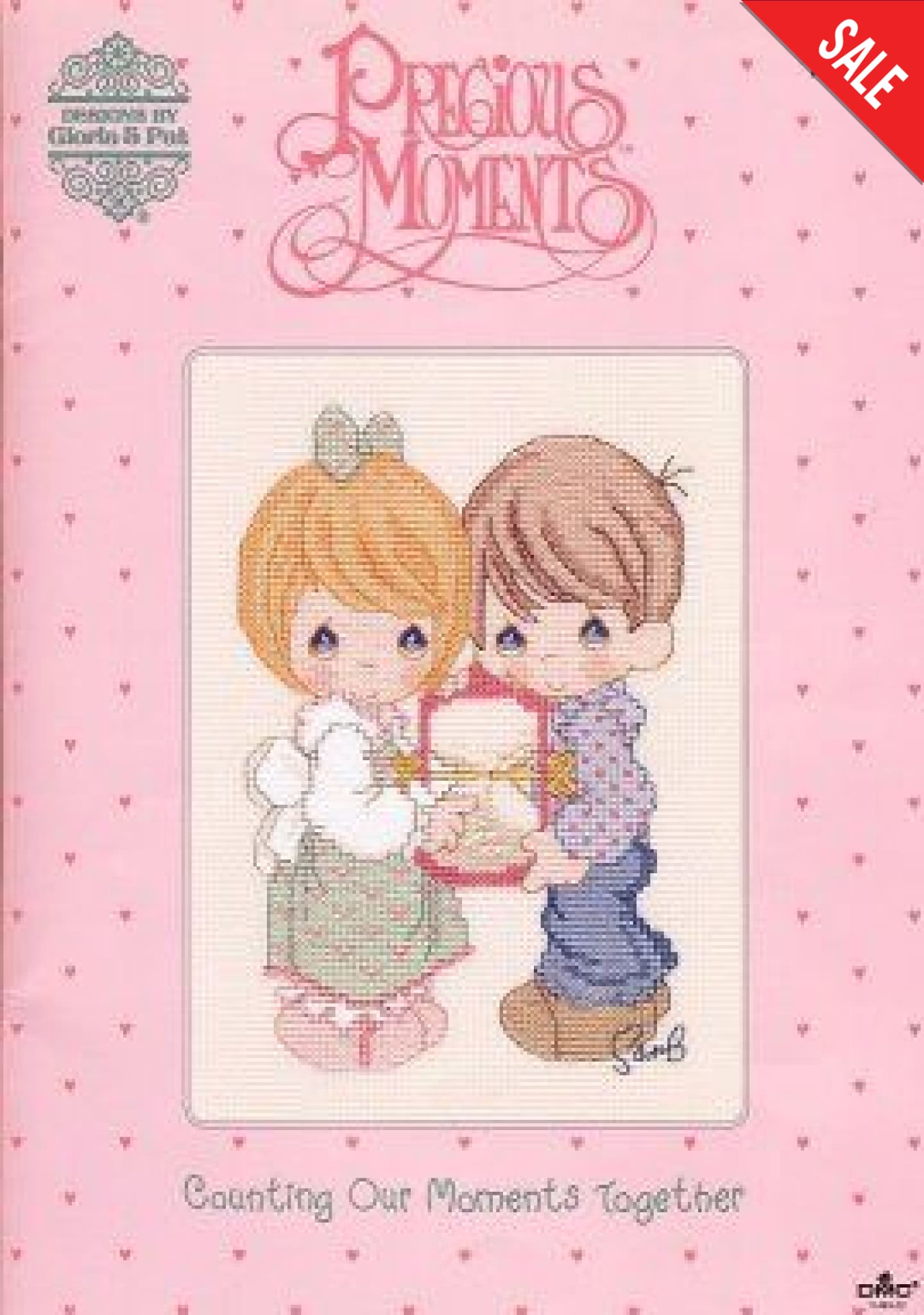 Gloria & Pat Precious Moments 15th Anniversary pattern  Counting Our Moments Together PM1R cross stitch pattern