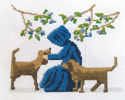 Diane Graebner Precious Pups DGX-171 amish cross stitch pattern