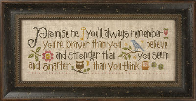 Lizzie Kate Promise Me LK156 cross stitch pattern