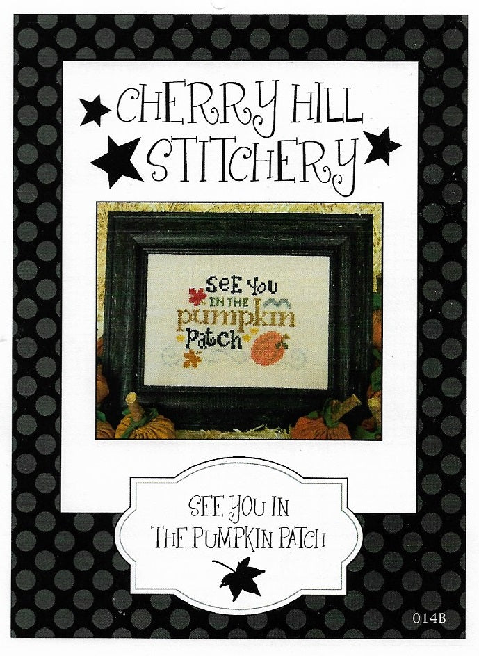 Cherry Hill Stitchery See you in the Pumpkin Patch Halloween cross stitch pattern