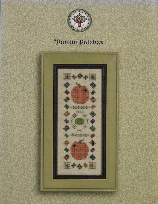 Full Circle Designs Punkin patches cross stitch pattern